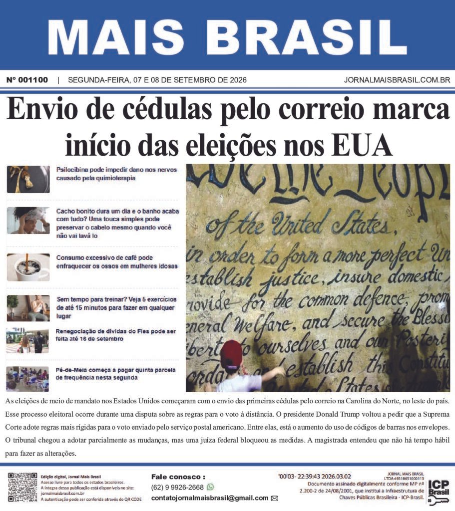 Capa da edição 001100