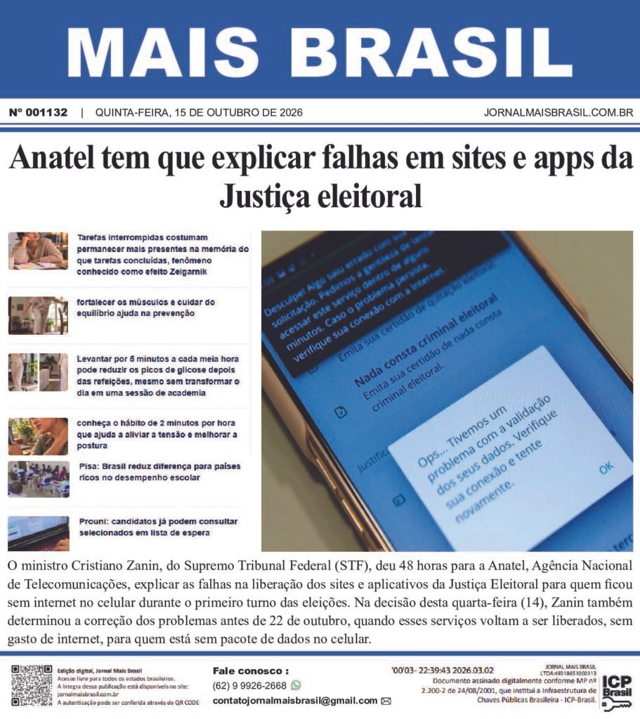 Capa da edição 001132
