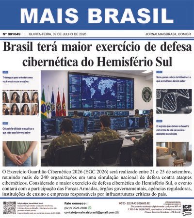 Capa Jornal Mais Brasil Edi&ccedil;&atilde;o 001049
